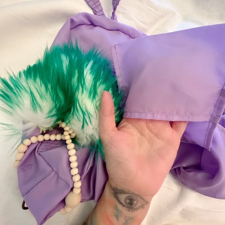 EcoBag Purple x Heart Charm