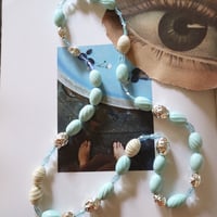 水色ジャーマンビンテージnecklace