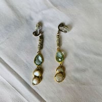 アクアクォーツイヤリング