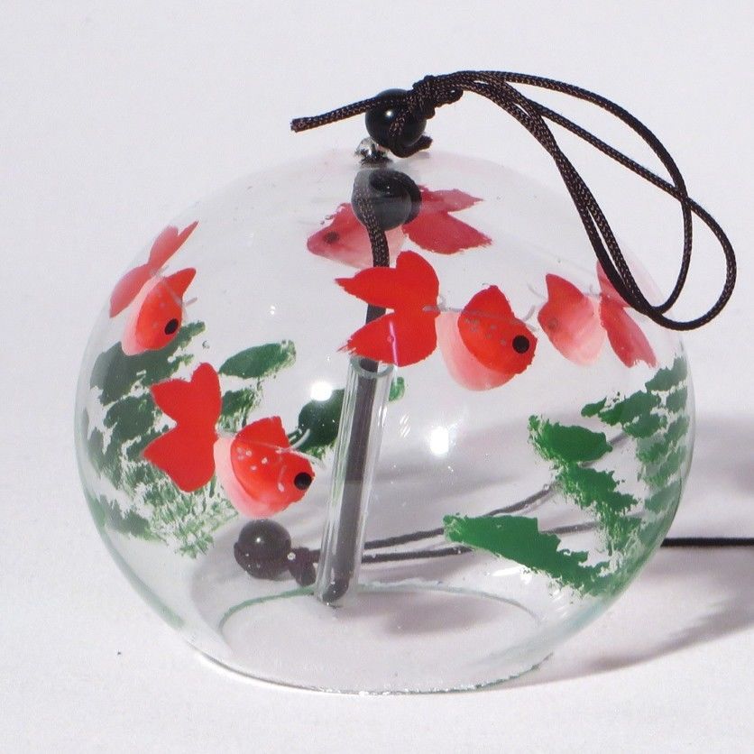 かすう工房　季節限定品　金魚の風鈴ペンダント かすう工房 季節限定品 金魚の風鈴ペンダント かすう工房 季節限定品