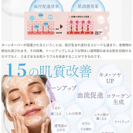 【2ヶ月 定期便 15%オフ】洗い流さない炭酸ガスパック「シャンパーニュカーボン」