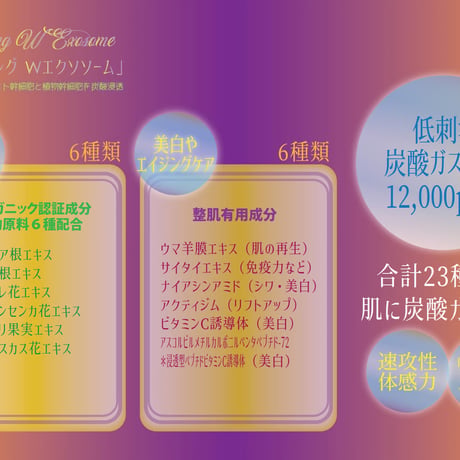 【1ヶ月 定期便 15%オフ】クラッキングWエクソソーム　〈2025/5/5リニューアル〉