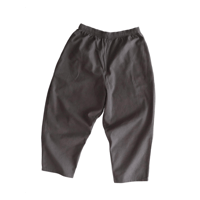 SUNDAY PANTS from "VOIRY STORE"  MOCHA GRAY COTTON TWILL