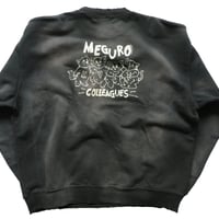 MEGURO COLLEAGUES FADED SWEAT XL-BLK