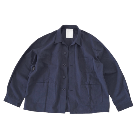 HOSPITAL JACKET NAVY COTTON TWILL
