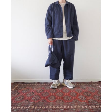 HOSPITAL JACKET NAVY COTTON TWILL