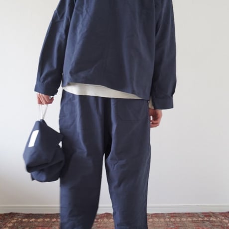TRAVEL POUCH  NAVY COTTON TWILL
