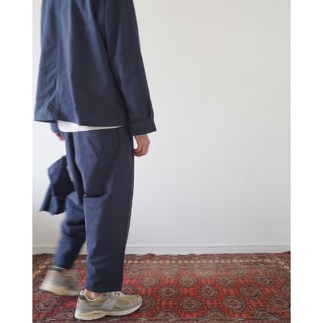 HOSPITAL JACKET NAVY COTTON TWILL