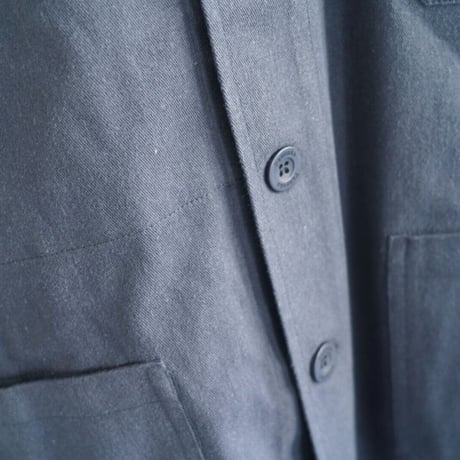 HOSPITAL JACKET NAVY COTTON TWILL