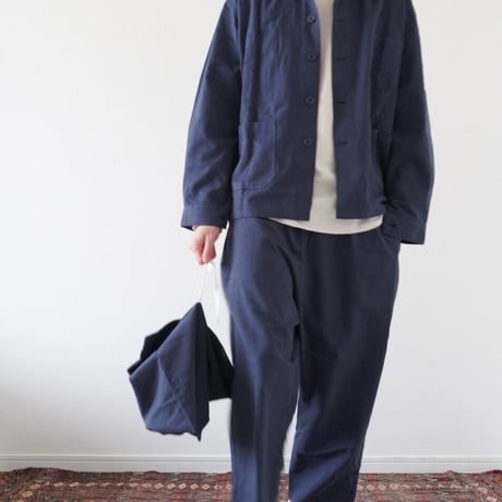 TRAVEL POUCH  NAVY COTTON TWILL