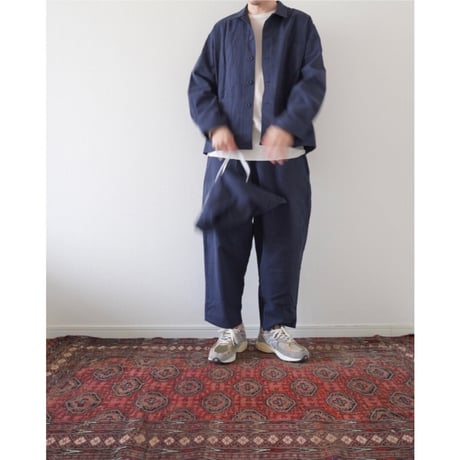 HOSPITAL JACKET NAVY COTTON TWILL