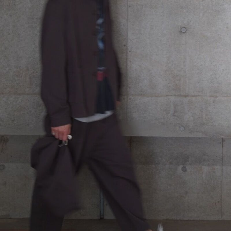 HOSPITAL JACKET/SUNDAY PANTS MOCHA GRAY SET UP
