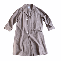 WHYTE COAT OVER  LINEN/COTTON MOCHA
