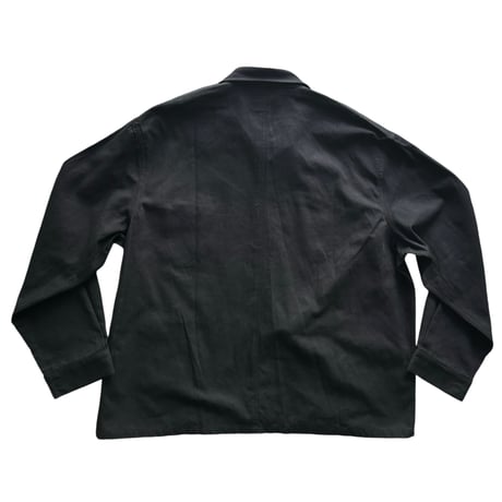 HOSPITAL JACKET COTTON DUCK BLACK