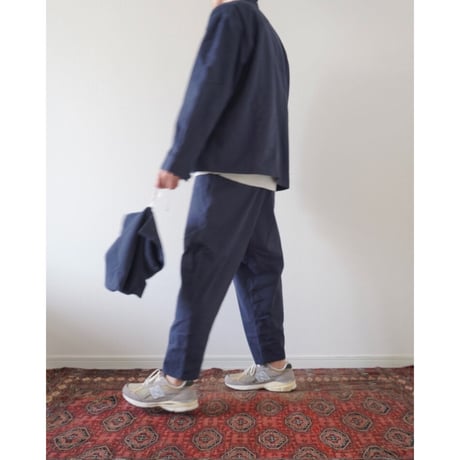 HOSPITAL JACKET NAVY COTTON TWILL