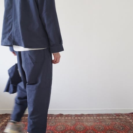 TRAVEL POUCH  NAVY COTTON TWILL