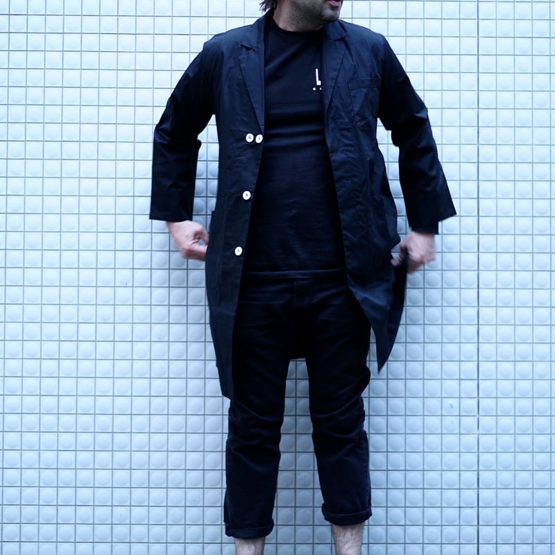WHYTE COAT NAVY | panenkatokyo's STORE