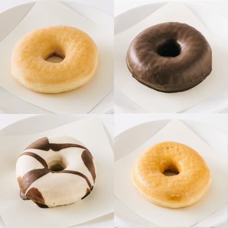 バラエティドッツ20個セット（シュガー、チョコレート、グレイズド、ホワイトチョコレート各5個）