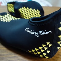 Climbing Skin Ver.3 （クライミングスキン　ヴァージョン３）　Mサイズ（実寸ダウントー２４～２６ｃｍ/フラット２２～２５ｃｍ）  イエロー　◆クライミング