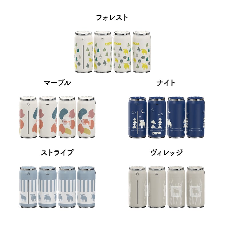 moz ・・ USB式缶型卓上加湿器 | tick tack dachs by TM G