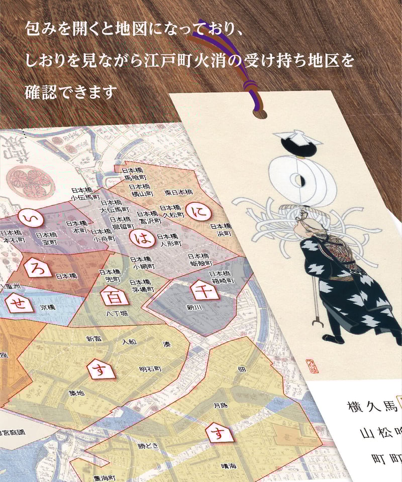 しおりセット「旧町名の記憶」 | 【京はし 満津金】東京中央区京橋