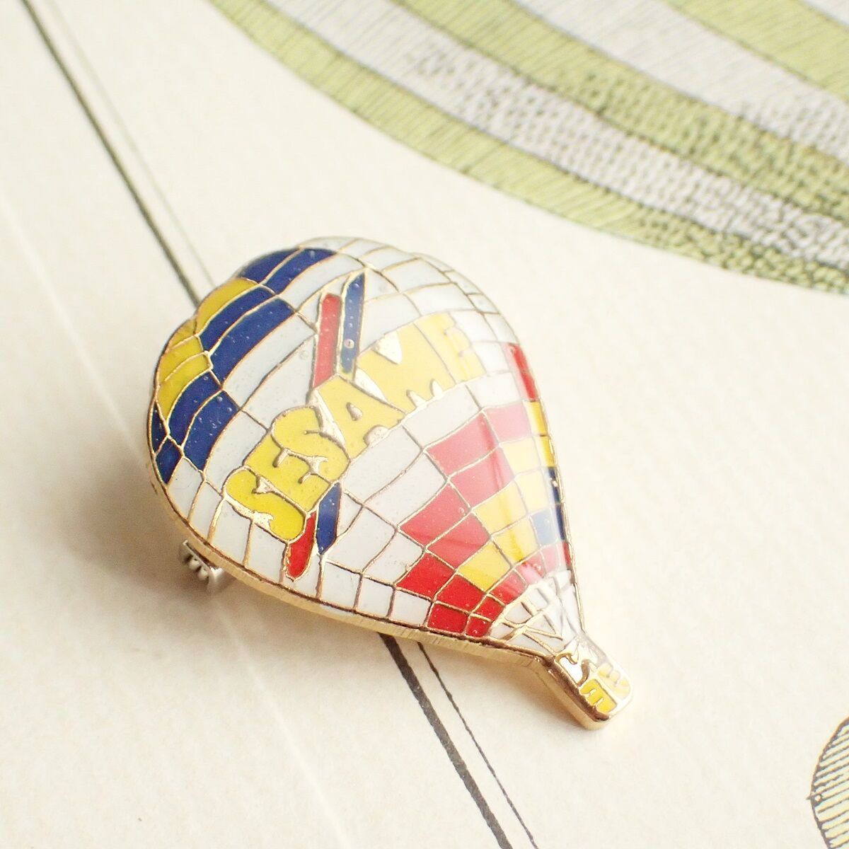 717 ✧POGGI Paris✧フランス ポッジ ガラス ドロップ ブローチ 717 ✧POGGI Paris✧フランス ポッジ ガラス ドロップ ブローチ