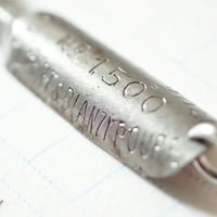 古いペン先ピアス #100 ［Silver／France］