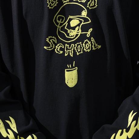 gold school long sleeve t shirt