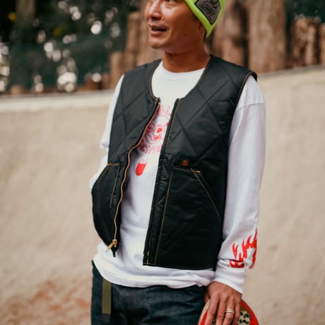 gold school vest