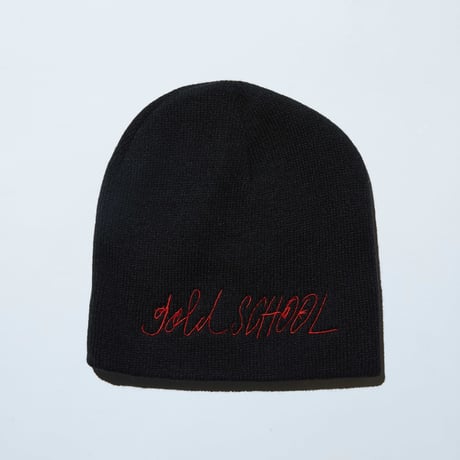 gold school classic beanie