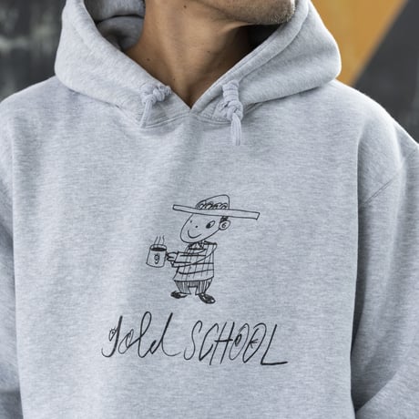 gold school icon hoodie