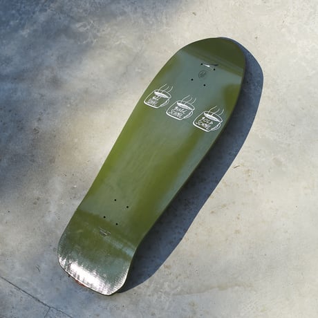 gold school skate board tiger