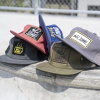 gold school logo mesh cap