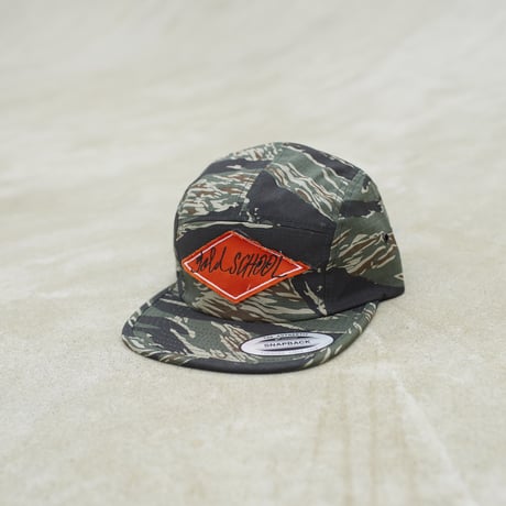 gold school tiger stripe jet cap