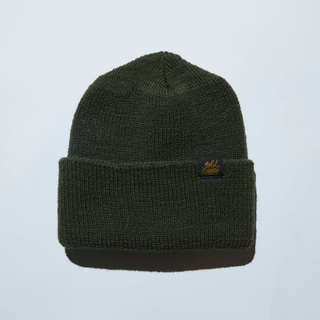 gold school GI beanie