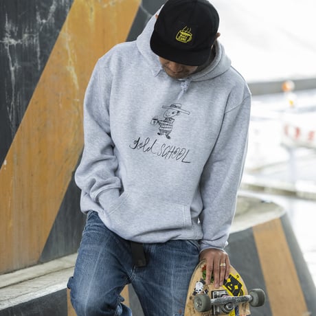 gold school icon hoodie