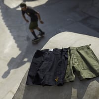 gold school military shorts