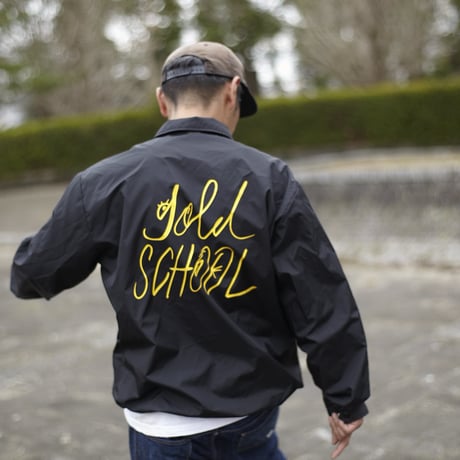 gold school coast guard coach jacket