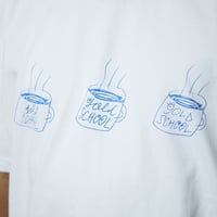 gold school coffe break t shirt
