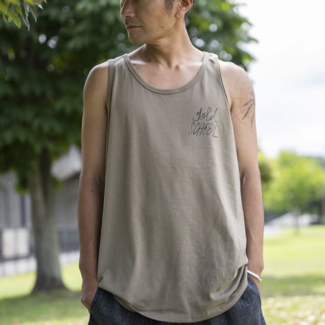gold school G.I tank top