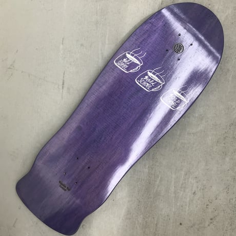 gold school skateboard WD shape
