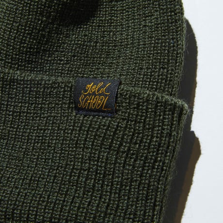 gold school GI beanie