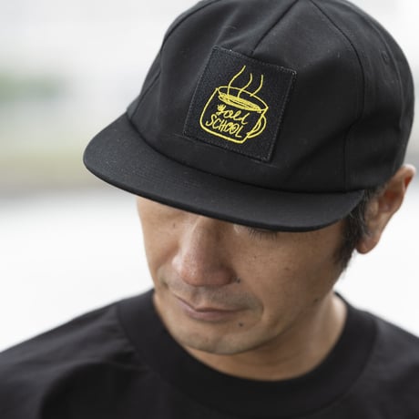 gold school mag patch cap