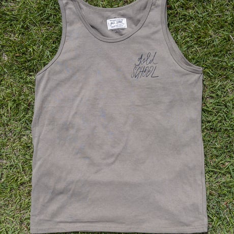 gold school G.I tank top