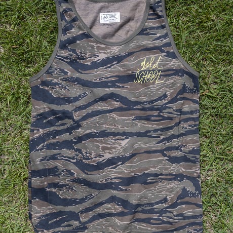 gold school G.I tank top
