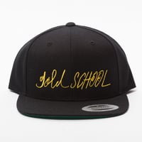 Gold  school logo cap