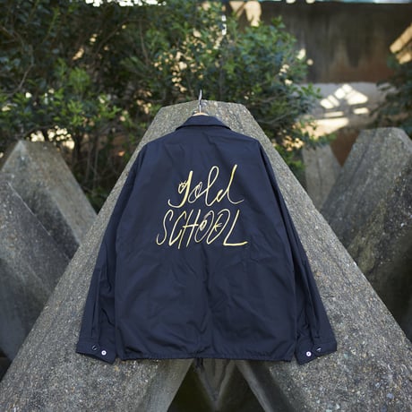 gold school coast guard coach jacket