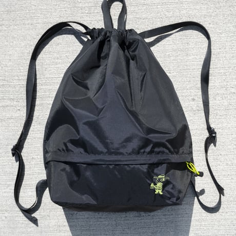 gold school nylon bag