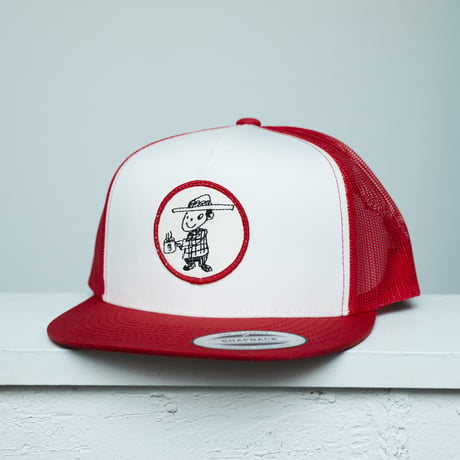 gold school icon mesh cap