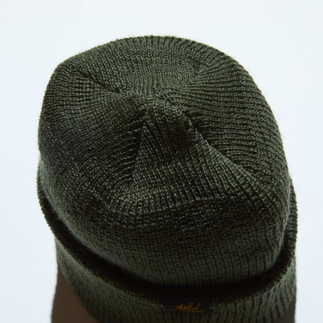 gold school GI beanie